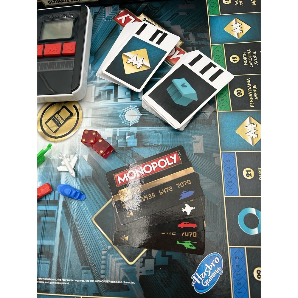 Monopoly Ultimate Banking Complete Unit Works Hasbro 2016 Electronic Finance - Picture 3 of 14